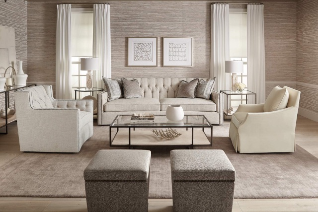 Sofas Loveseats And Accent Chairs, Bernhardt Candace Leather Sofa